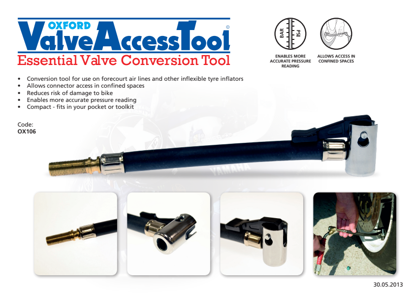

OX106 Valve Access Tool presenter

